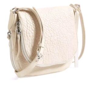 Vince Camuto Leather Crossbody Handbag Bailey Ivory
